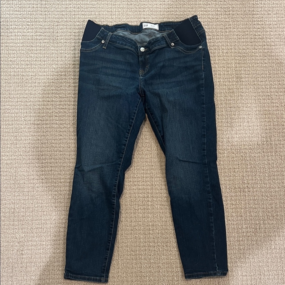 GAP Dark Blue Skinny Maternity Jeans